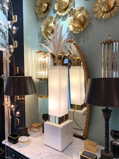 Rare Stunning 1970s Palm Tree Floor Lamp by Peter Doff for Berger Designs