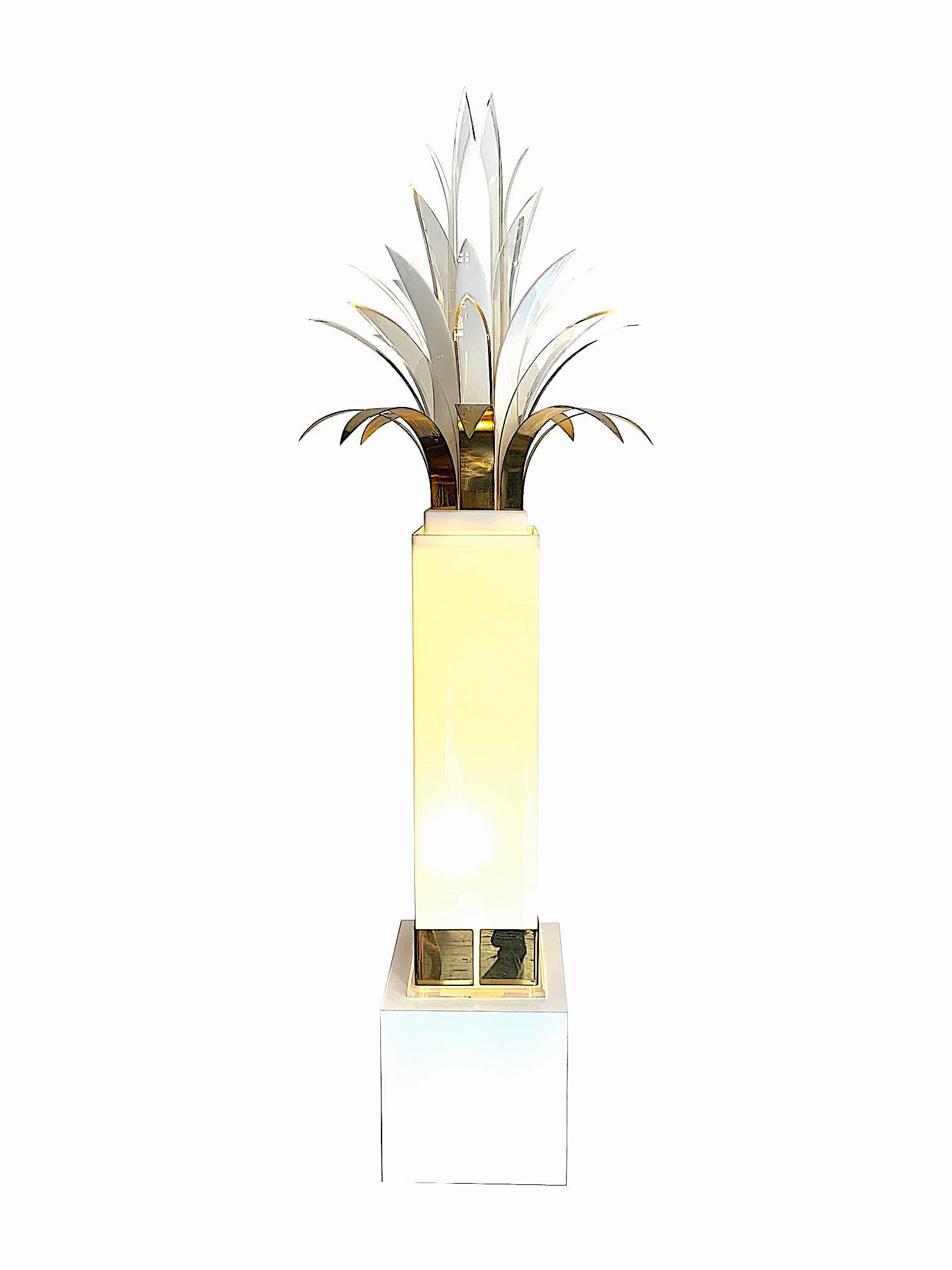 Rare Stunning 1970s Palm Tree Floor Lamp by Peter Doff for Berger Designs 1