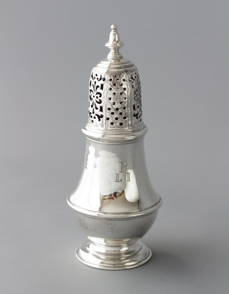 An Irish Silver Caster, Dublin, 1715 at 1stDibs