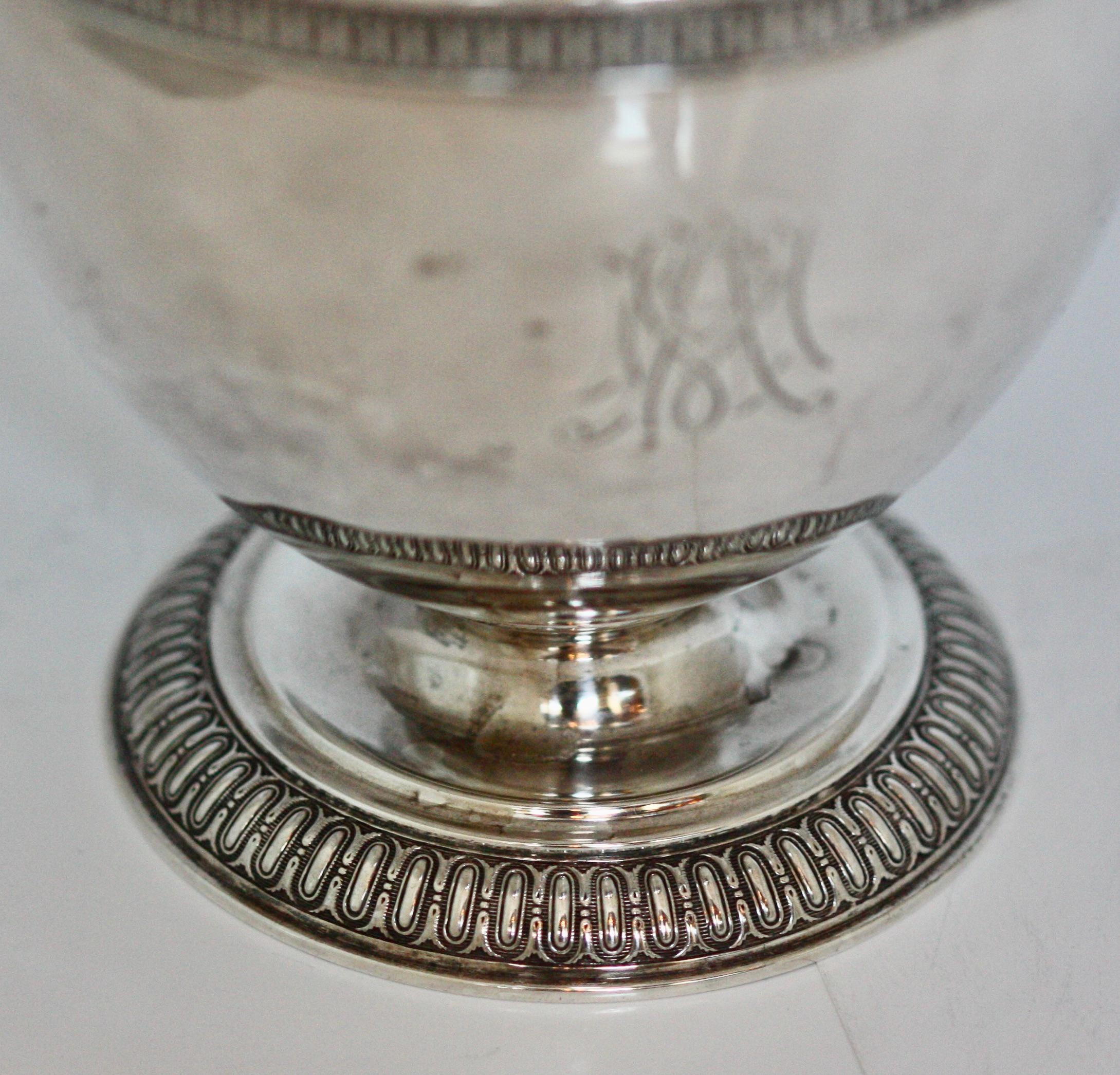 19th Century Rare Tiffany & Co. Sterling Silver Sugar Bowl For Sale