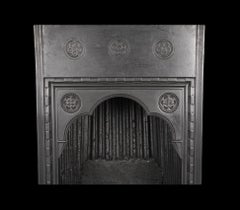 Rare Tudor, Neo Gothic Register Grate, English Mid-19th Century