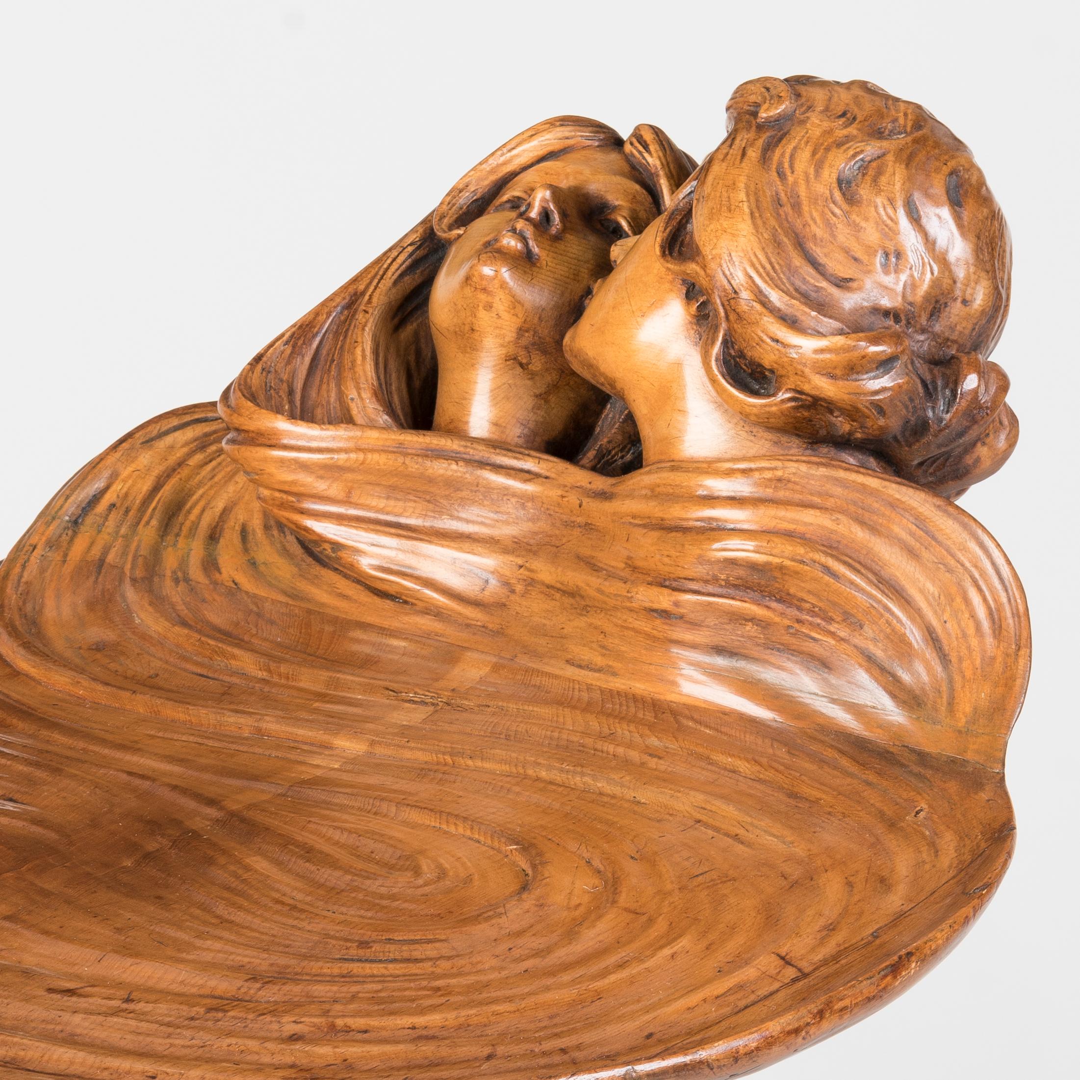 XIXe siècle Table Guéridon Art Nouveau rare et inhabituelle en vente