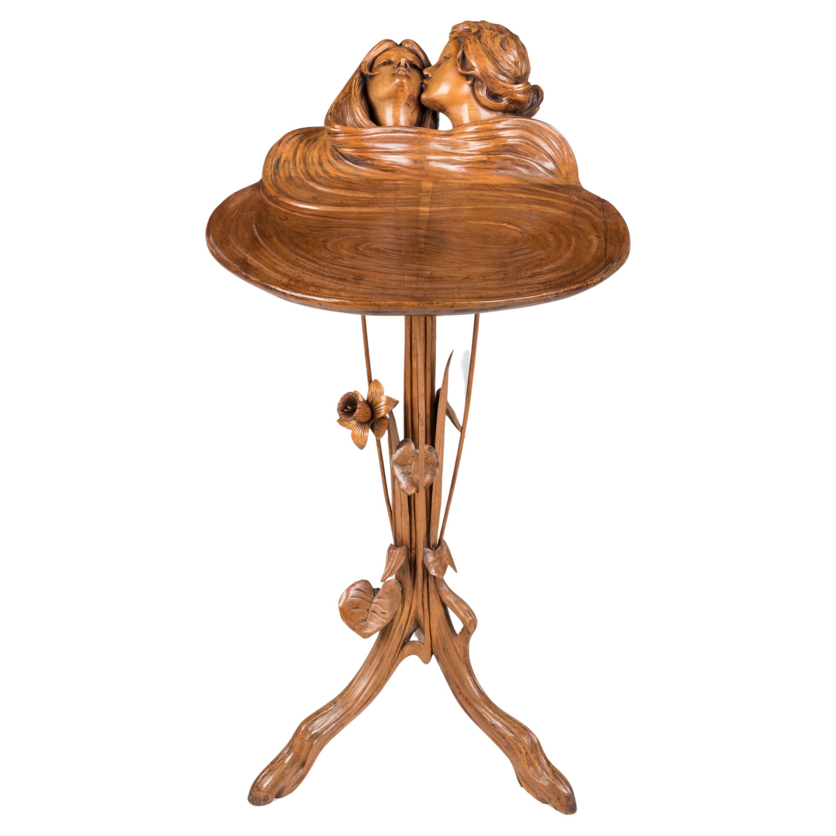 A Rare & Unusual Art Nouveau Guéridon Table