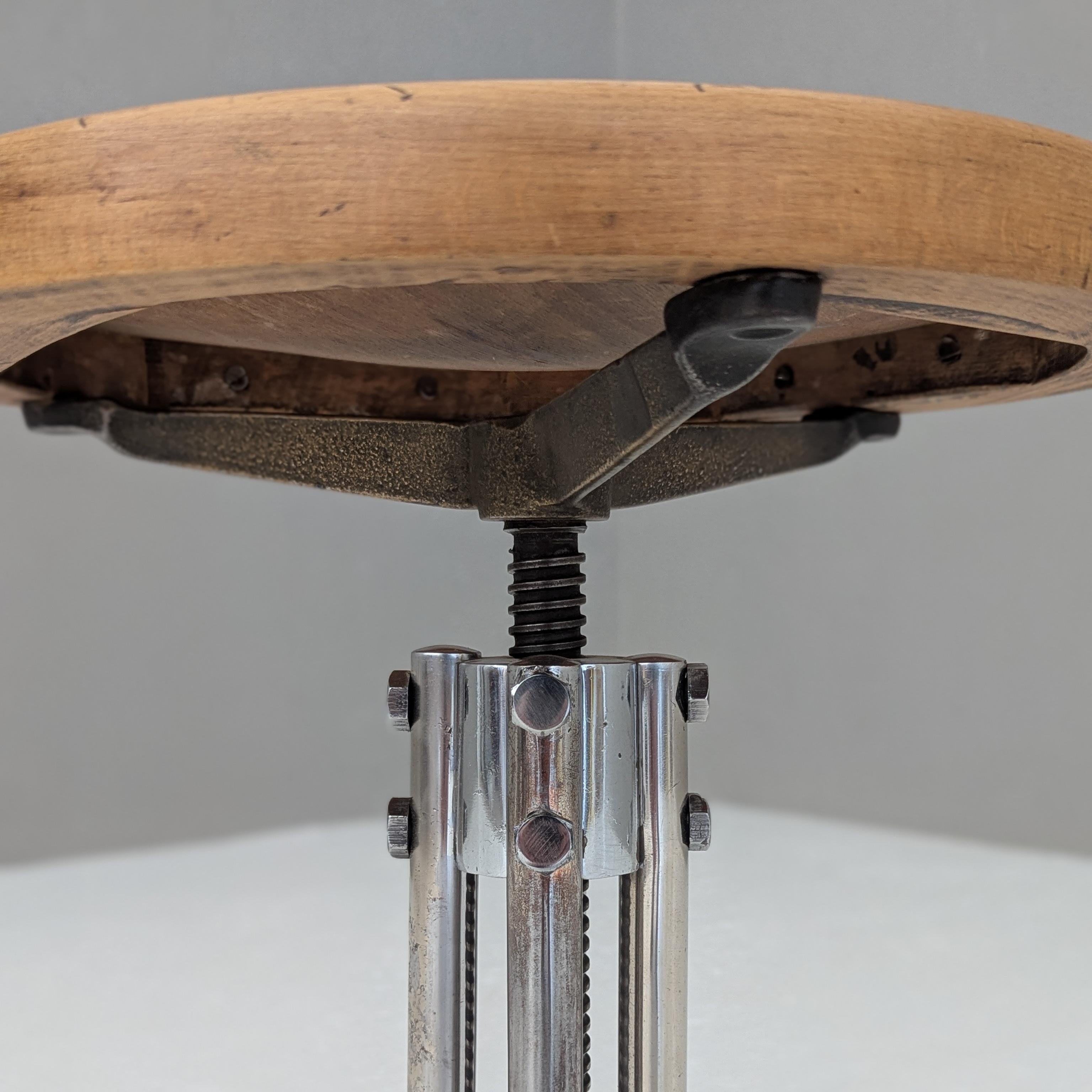 A rare variant of stool mod. no. B 195, designed by Marcel Breuer 3