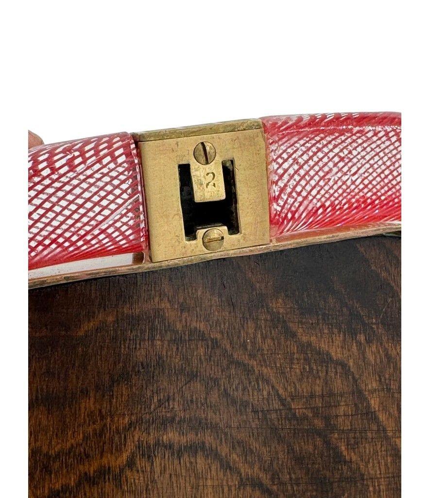 Rara cornice in vetro e ottone di Venini Murano 