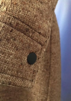 A vintage 1970’s Courrèges Paris Hyperbole wool knit zip up dress