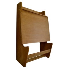 A rare wall-mounted secretary desk - 1950s French Reconstruction Style