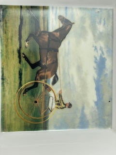 A. Raynaud Limoges Trinket Dish Ashtray Catchall with Equestrian Design