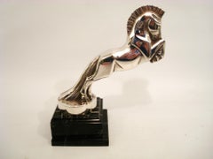 A Rearing Horse Car mascot Hood Ornament by Jacques Cartier. French circa 1920´s