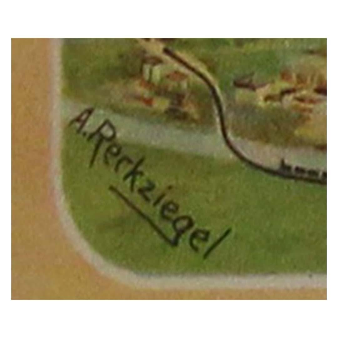 Wengernalp Bahn Jungfrau poster, created by A. Reckziegel around 1910 For Sale 2