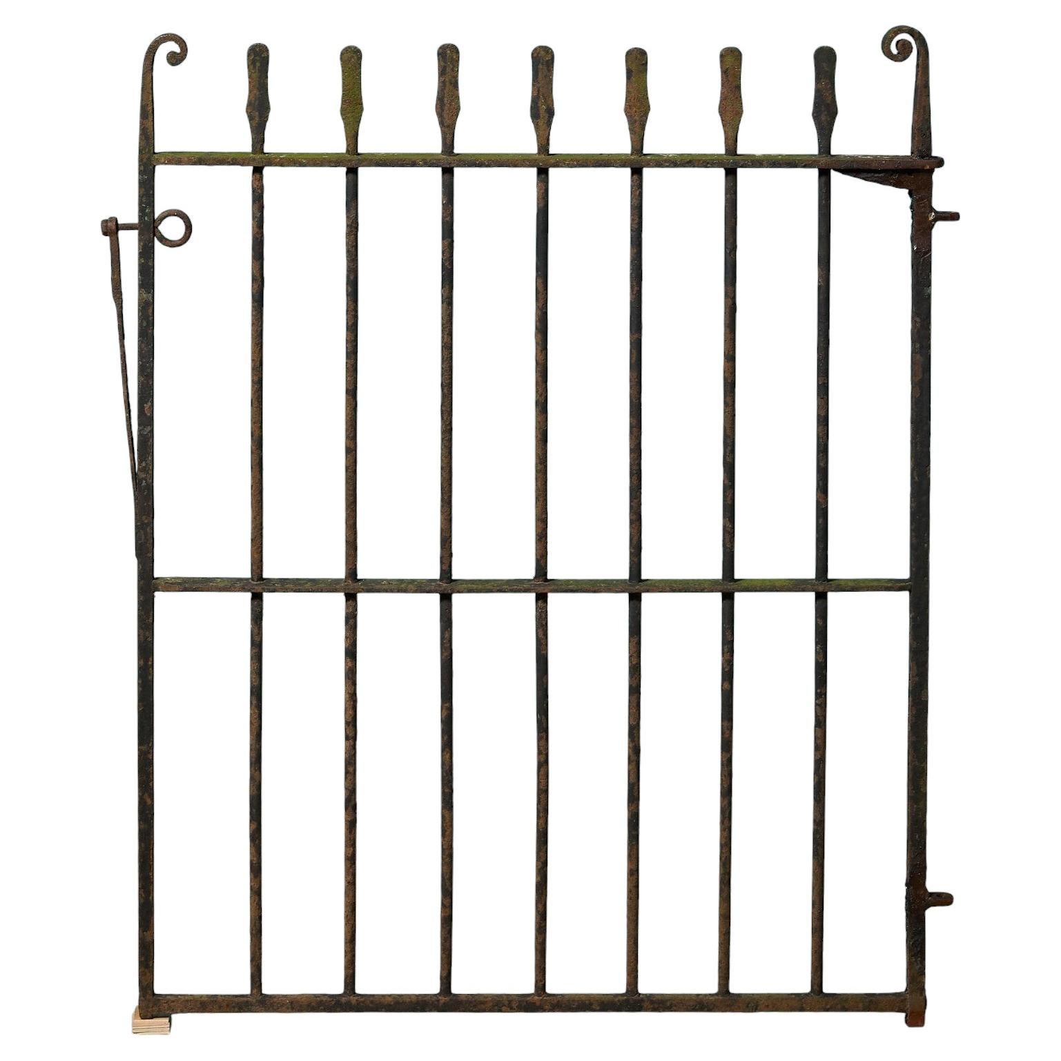 A Reclaimed 19th Century Wrought Iron Side Gate