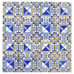 A Reclaimed Decorative Tile Panel
