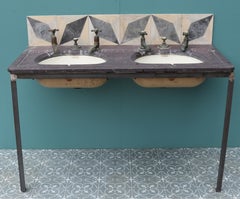 Antique Double Basin with Stand