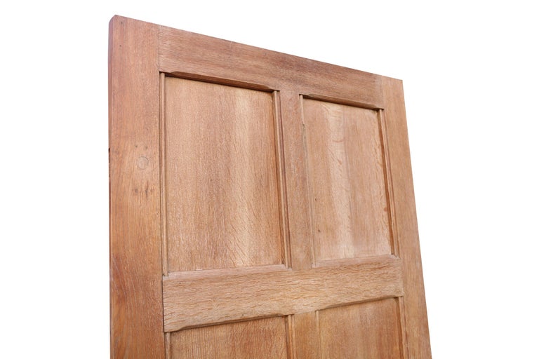 Reclaimed English Oak Six Panel Exterior Door For Sale 1