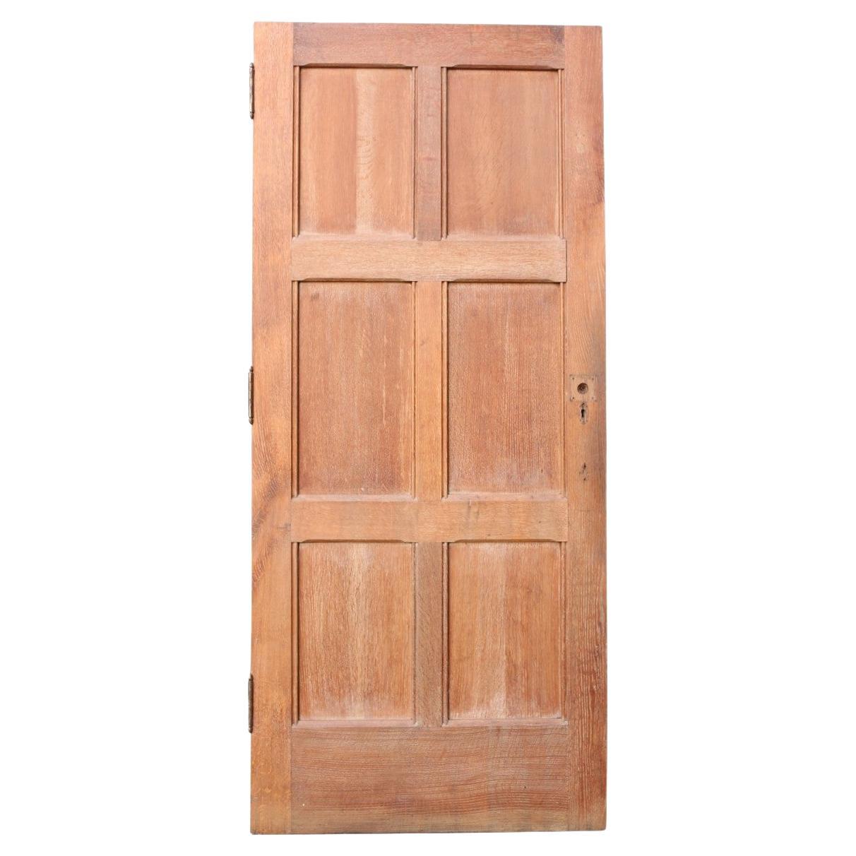 Reclaimed English Oak Six Panel Exterior Door