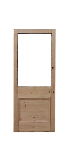 Reclaimed Exterior Glazed Pine Door