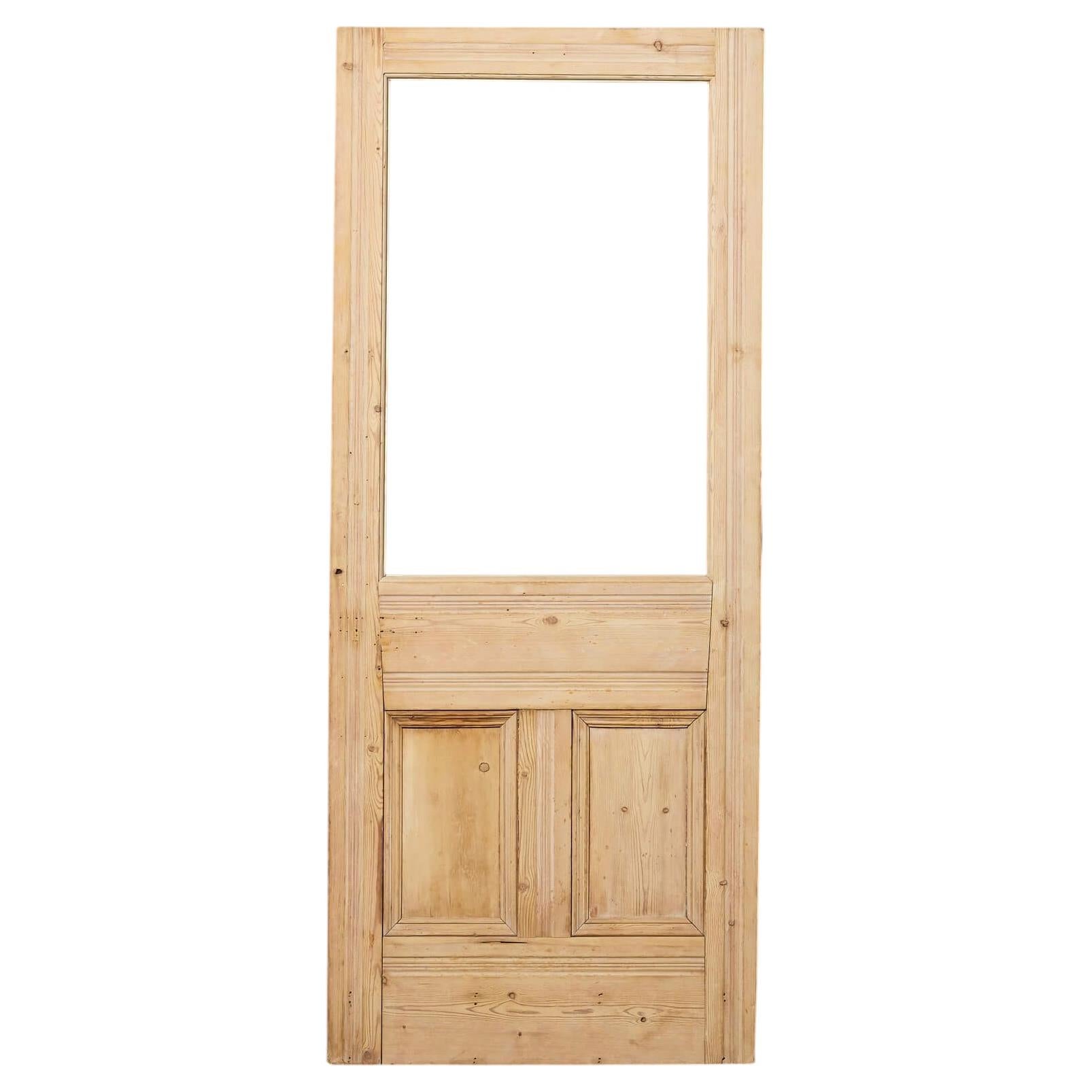 A Reclaimed Exterior Pine Door For Glazing