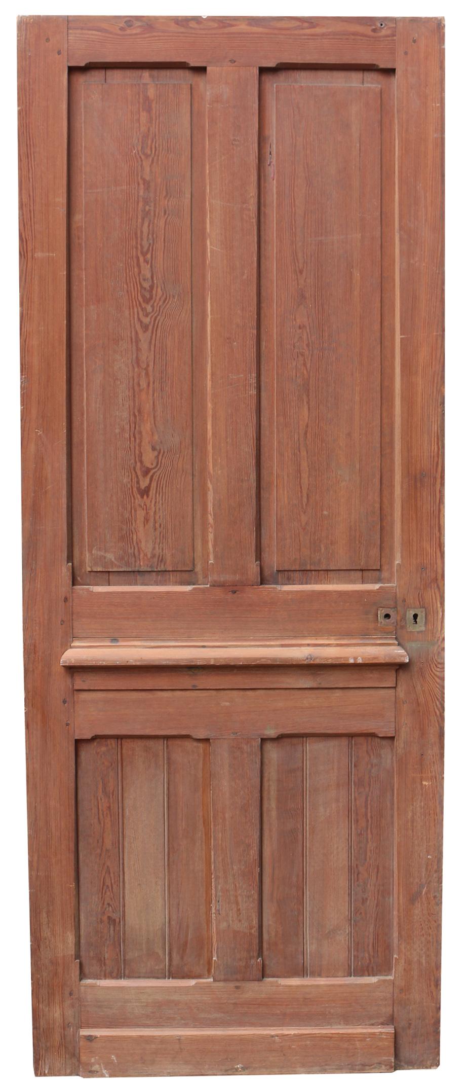 Reclaimed Four Panelled Door In Good Condition For Sale In Wormelow, Herefordshire