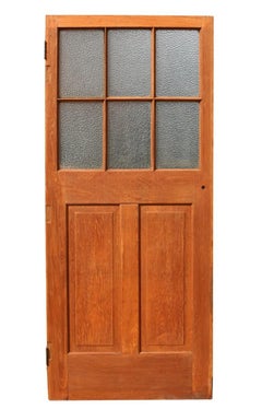 Reclaimed Glazed Teak Wood Door