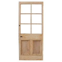 Reclaimed Glazed Wooden Pine Door