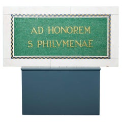 Reclaimed Marble Mosaic Wall Plaque
