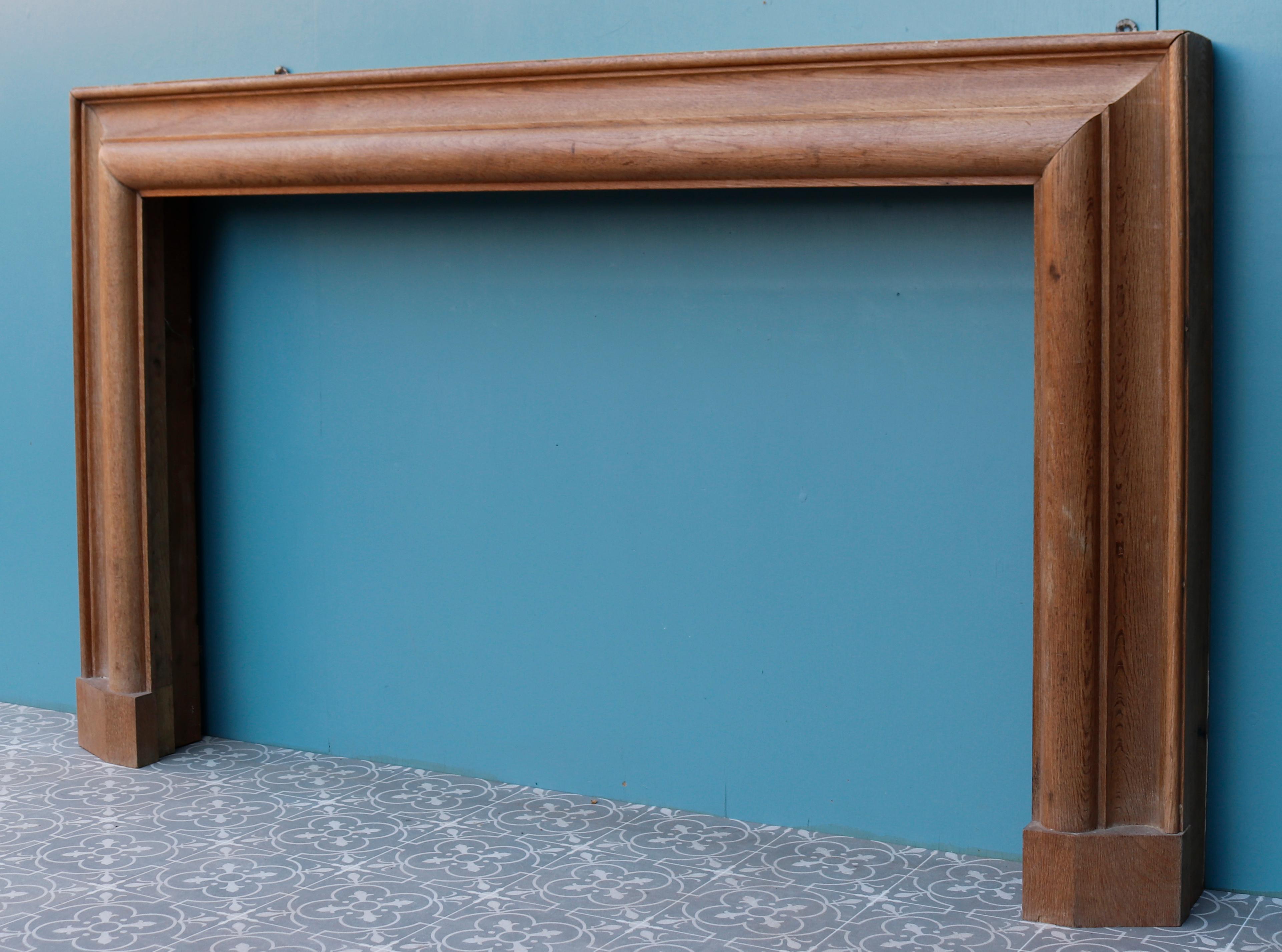 Reclaimed Oak Bolection Style Fireplace Mantel 1
