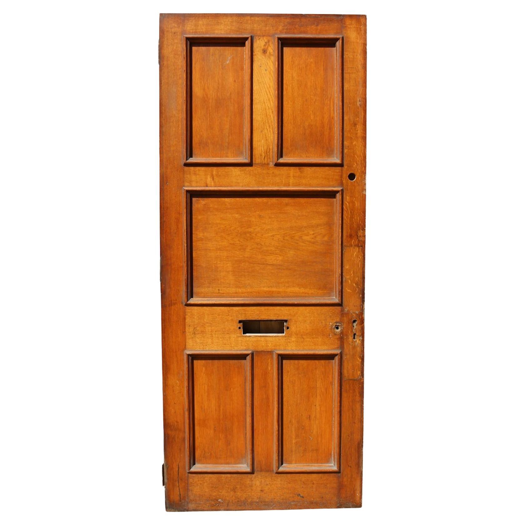 Puerta Exterior de Roble Recuperado