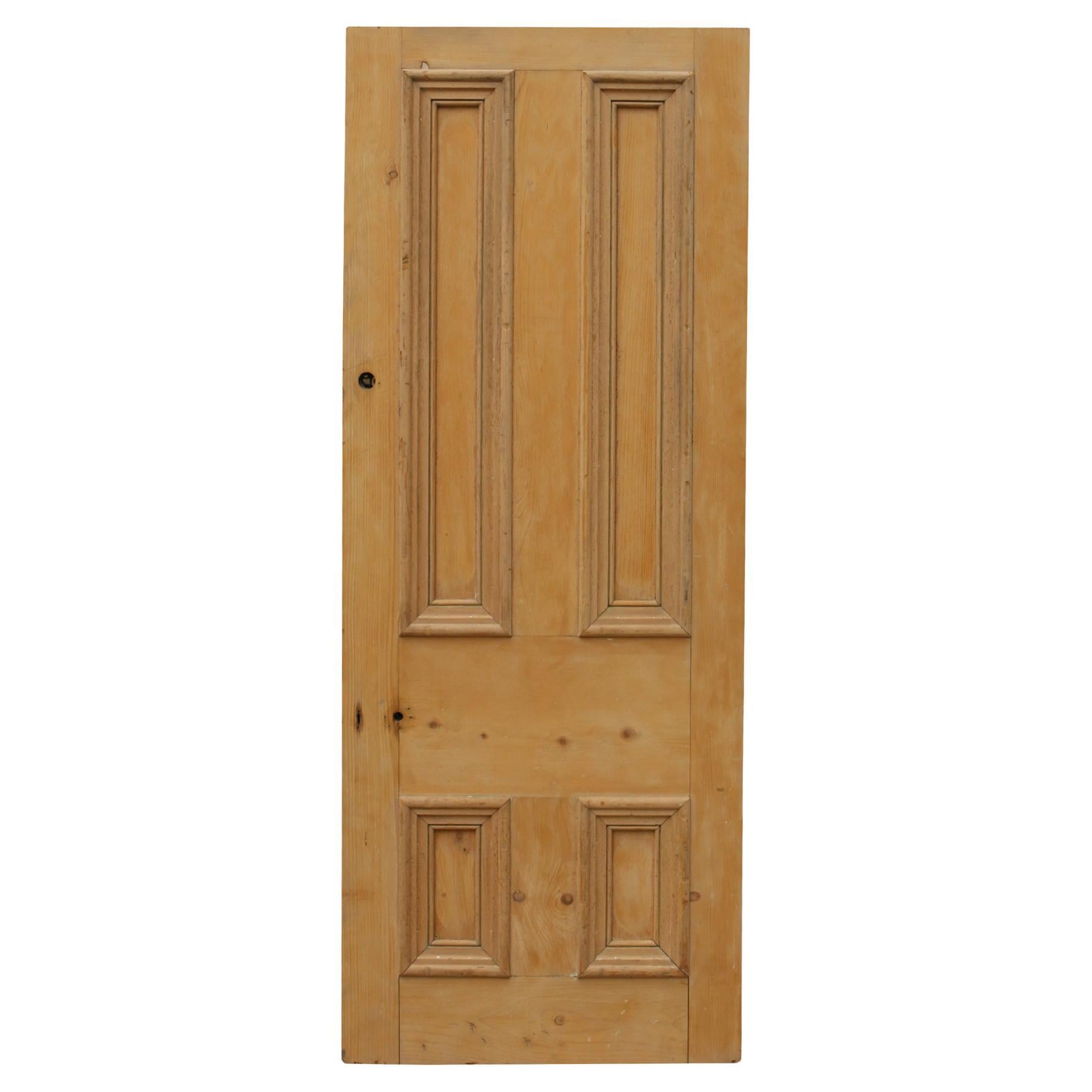 Reclaimed Pine Front Door For Sale