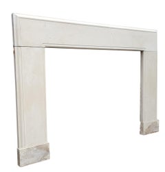Reclaimed Portland Limestone Fire Mantel