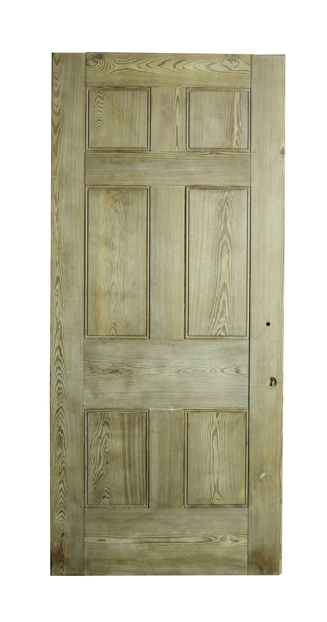 This door is part of an unusual set of 12 incredibly heavy and solid six panel doors, salvaged from the outbuildings of a country house in Shropshire.

We have 12 of these doors available. Price is per door.

These are suitable for interior or
