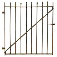 A Reclaimed Victorian Style Wrought Iron Side Gate