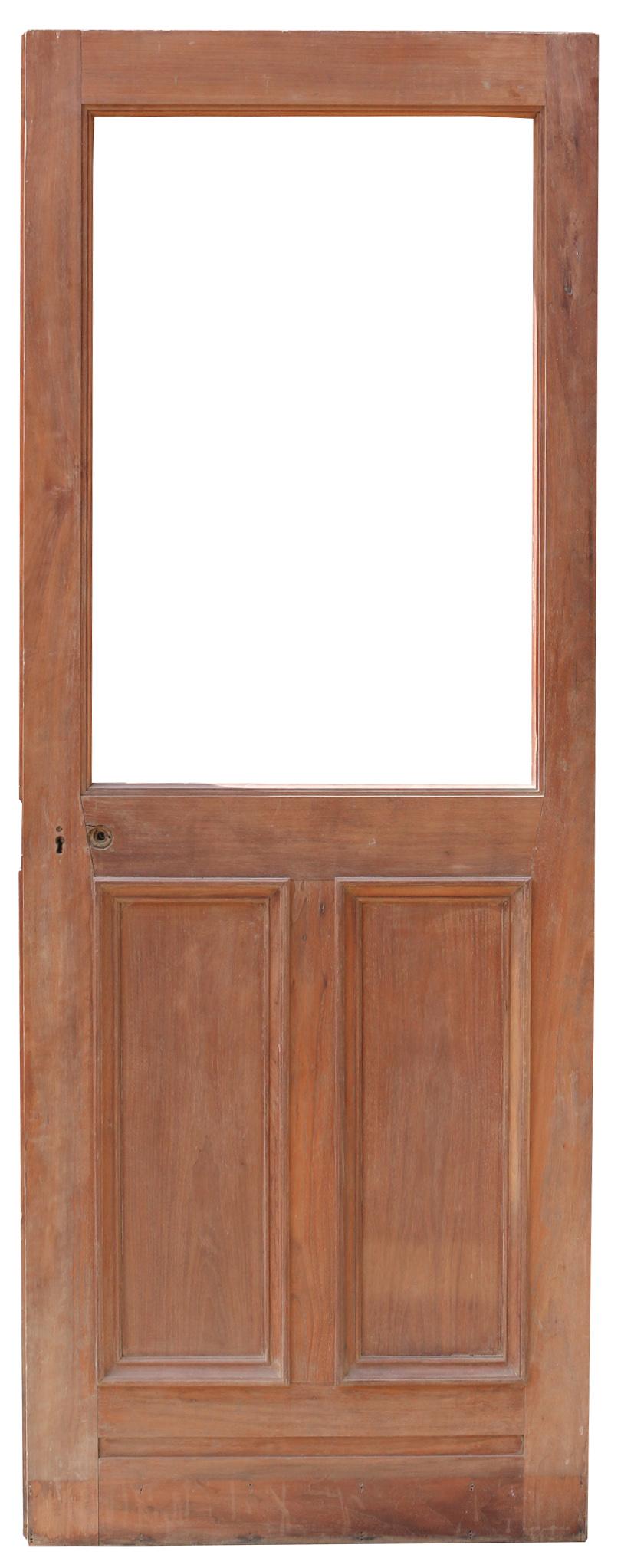 Tür aus aufgearbeitetem Nussbaumholz (20. Jahrhundert) im Angebot