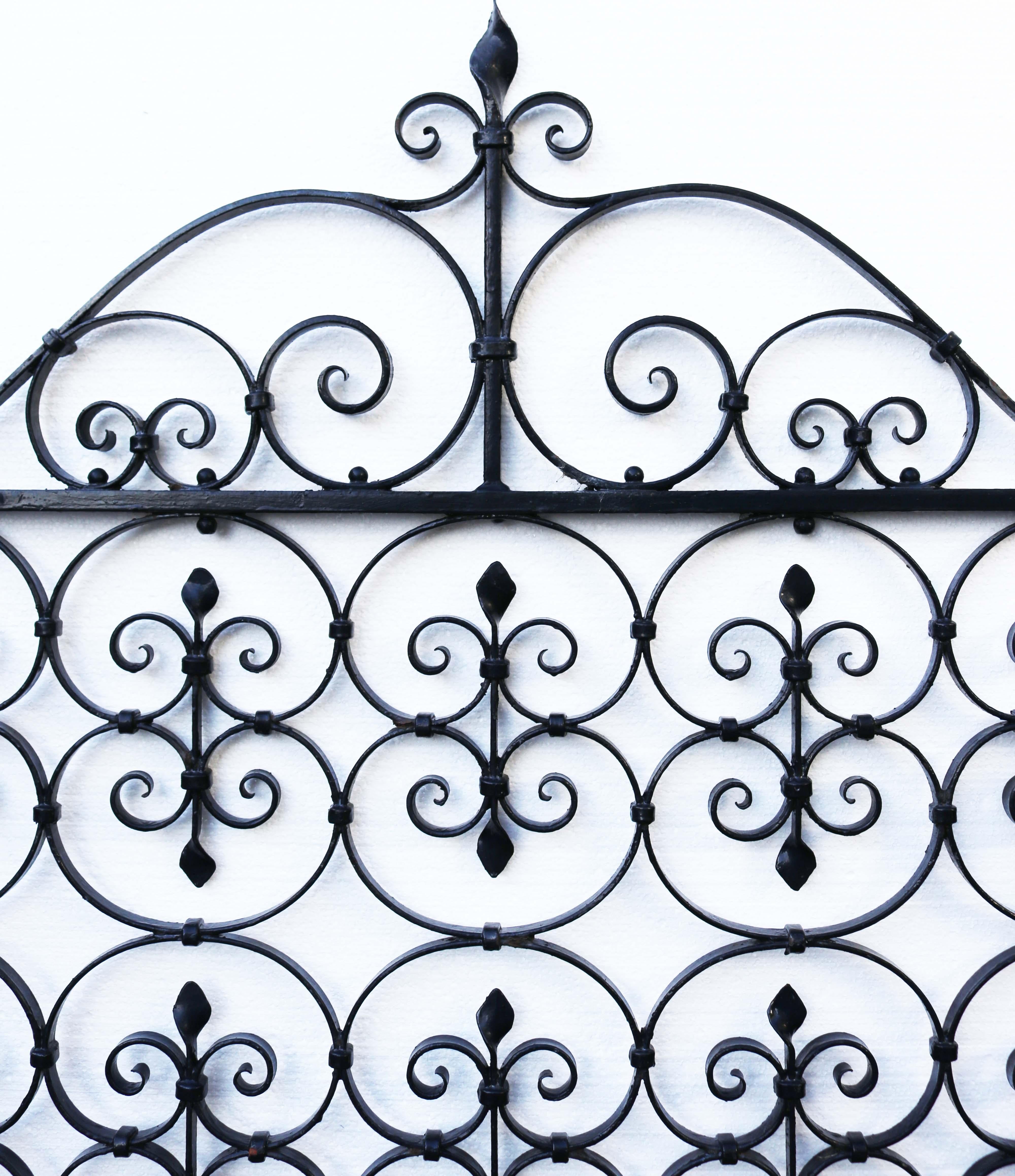 Victorian Reclaimed Wrought Iron Garden Gate