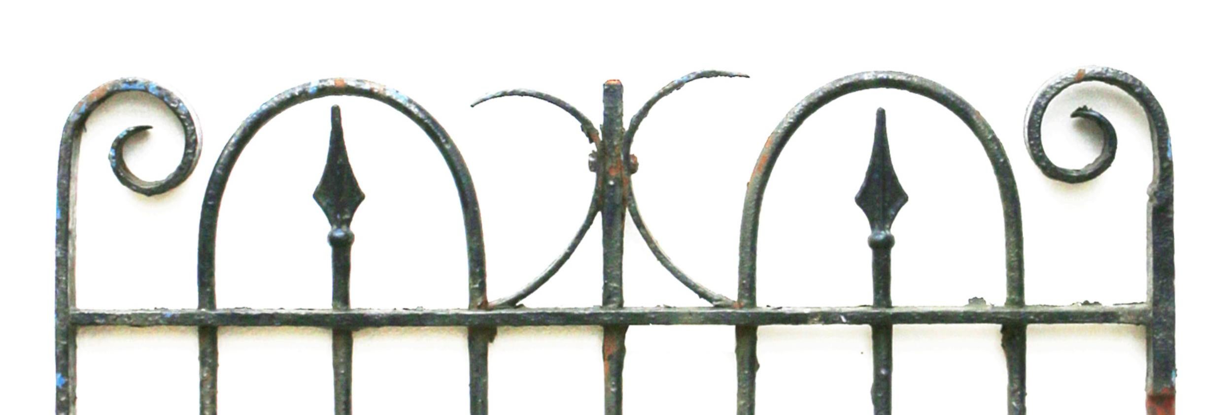 Reclaimed Wrought Iron Pedestrian Gate In Good Condition For Sale In Wormelow, Herefordshire