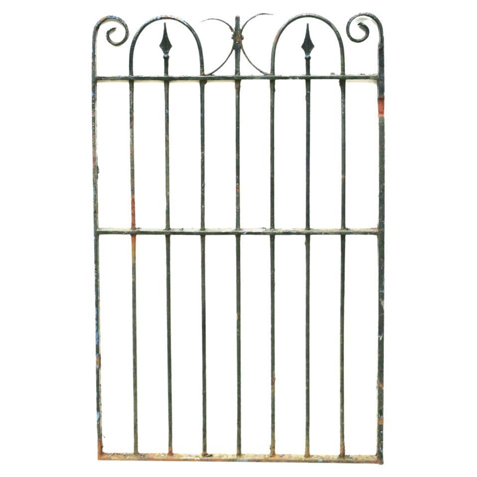 Reclaimed Wrought Iron Pedestrian Gate For Sale