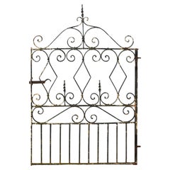 A Reclaimed Wrought Iron Pedestrian Gate