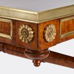 Tavolino rettangolare con intarsio di Mallett