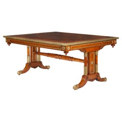 Rectangular Marquetry Inlay Coffee Table by Mallett