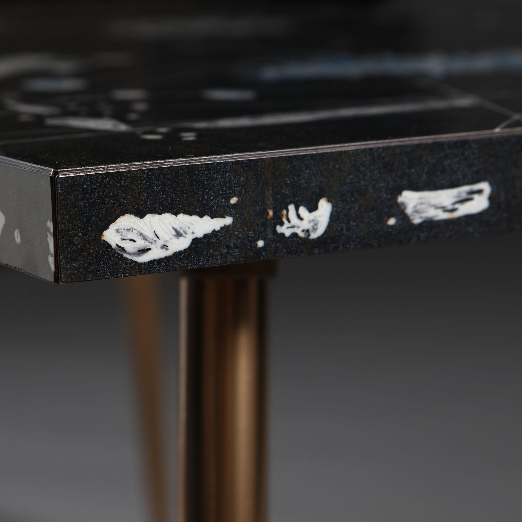 20th Century Rectangular Sea Shell Coffee Table