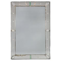 Rectangular Venetian Art Deco Mirror