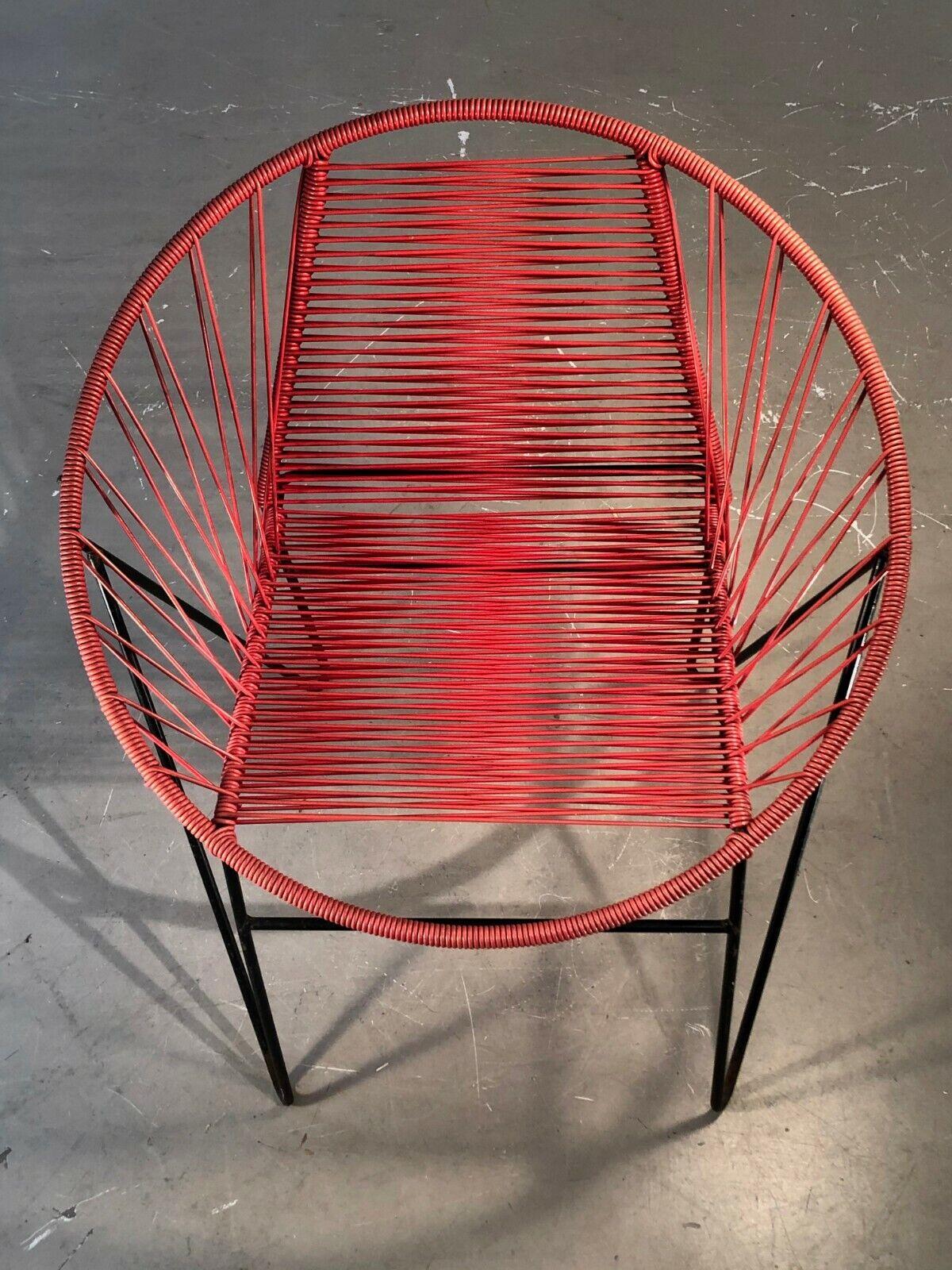 A MID-CENTURY-MODERN MODERNIST CHAIR Attributed to RAOUL GUYS, France 1950 For Sale 3