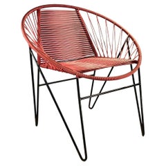 Vintage A MID-CENTURY-MODERN MODERNIST CHAIR Attributed to RAOUL GUYS, France 1950