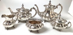 A Reed and Barton Sterling 5pc Tea Set Service