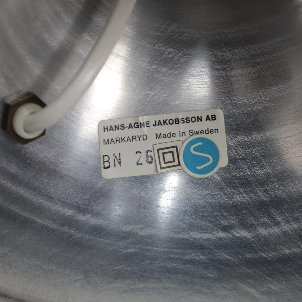 A refined pair of BN 26 table lamps designed by Hans-Agne Jakobsson for AB Marka 2