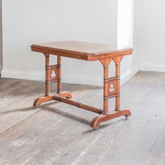 Reformed Gothic Rectangular Pitch Pine Occasional Table