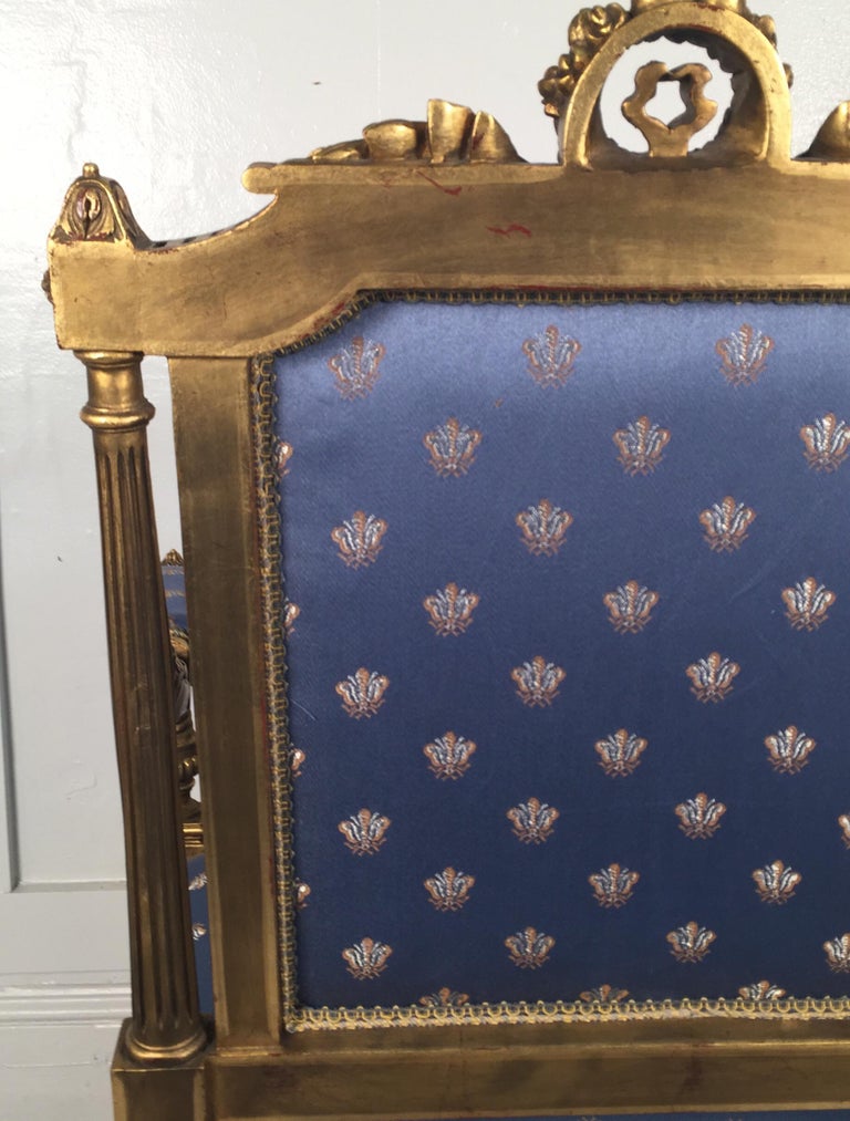 Regal Pair of Louis XVI Style Armchairs at 1stDibs