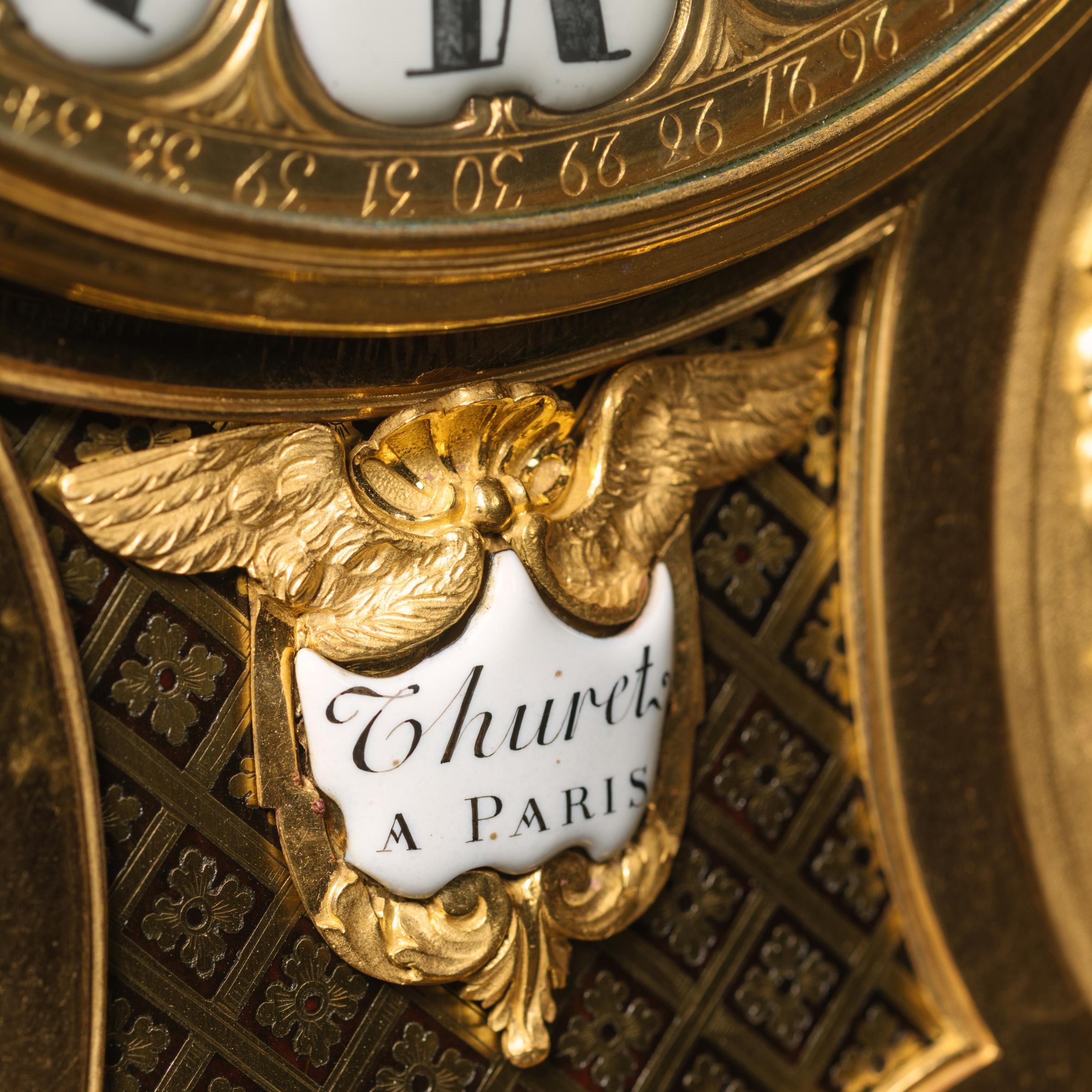 A Regence Style Grand Cartel de Applique In the Manner of André-Charles Boulle For Sale 1
