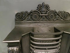 A Regency Cast Iron Hob Grate