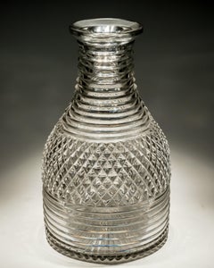 Regency Diamond & Step Cut Magnum Carafe