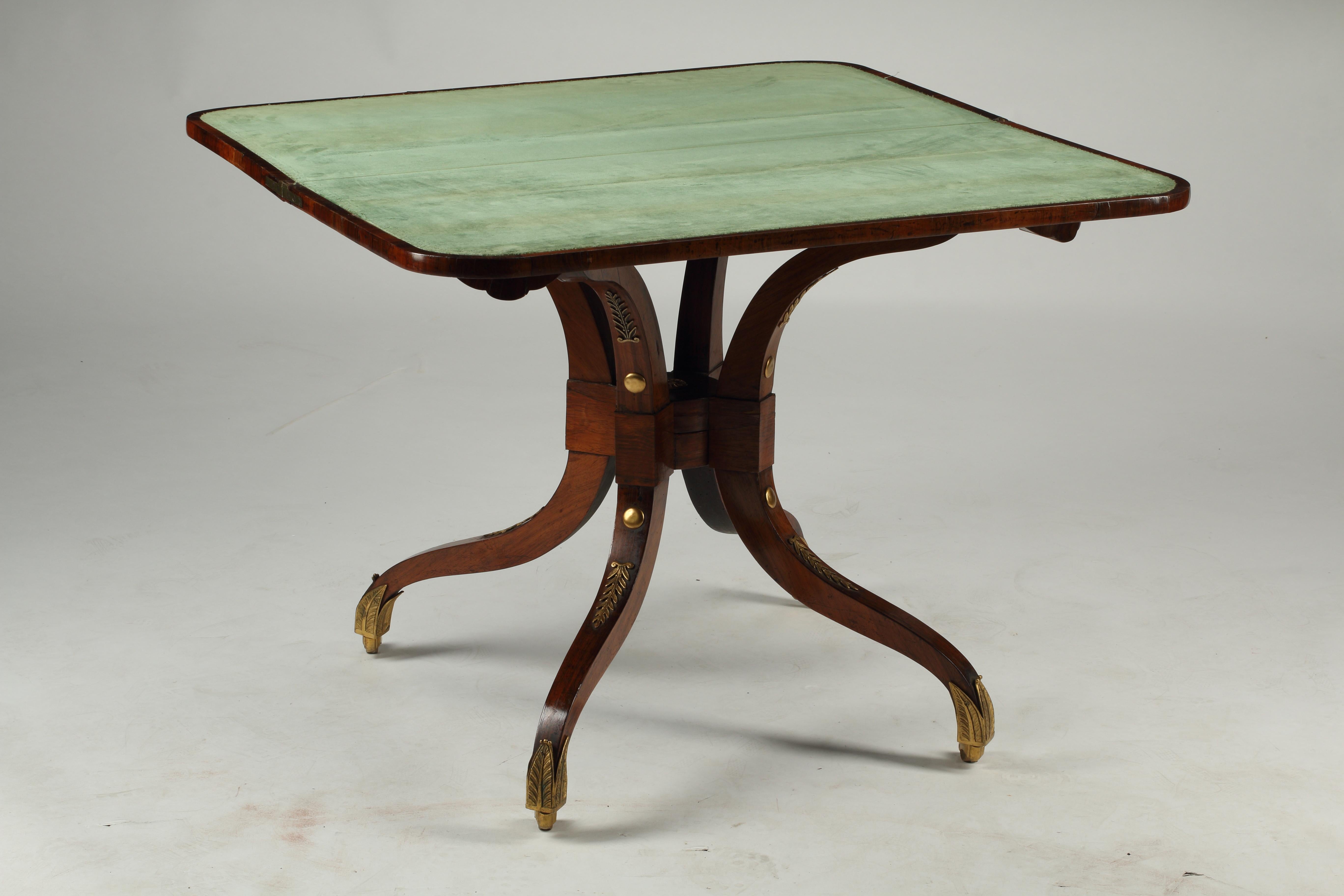 Ein Regency-Spieltisch, frühes 19. Jahrhundert im Angebot 1
